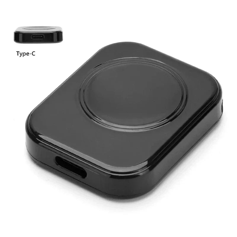 Portable Wireless Apple Watch Charger black