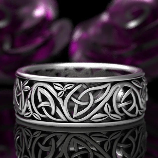 Celtic Signet Ring for Women and Men
