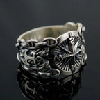 Compass Signet Ring Compass Rose