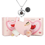 Eternal Love Box with Rose and Necklace