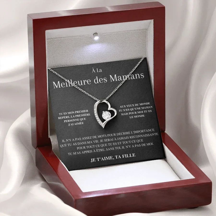 Gift box with Best Mom Necklace