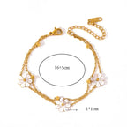 Set of 3 Gold Daisy Jewelry