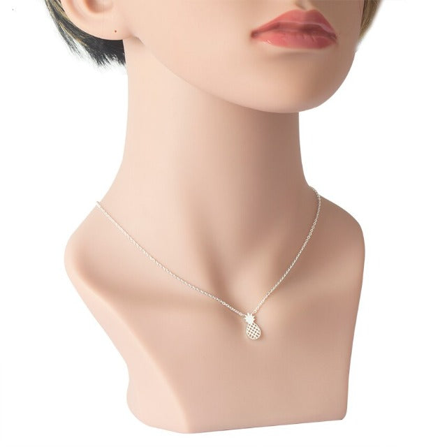 Pineapple Necklace in Gold & Silver for Women 