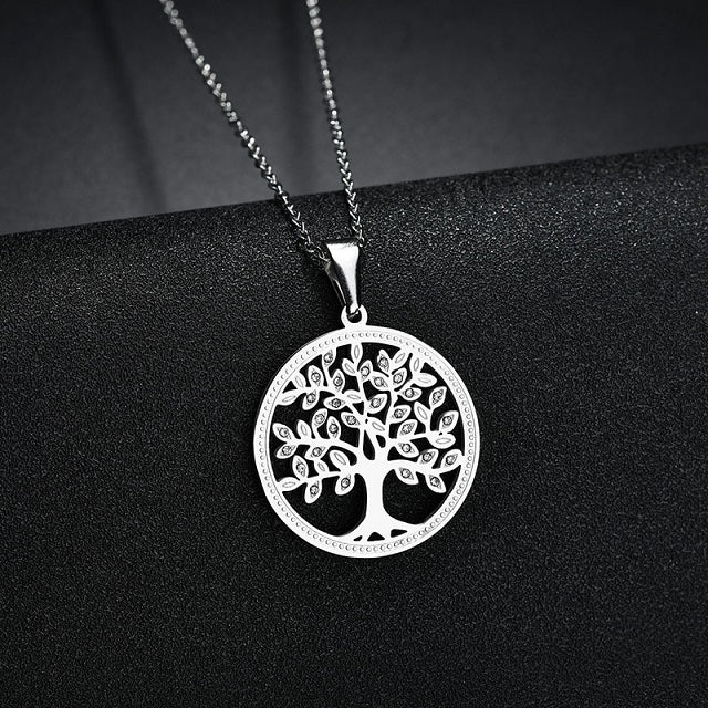 Tree of Life Necklace Silver