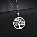 Tree of Life Necklace Silver