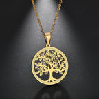 Tree of Life Necklace Gold
