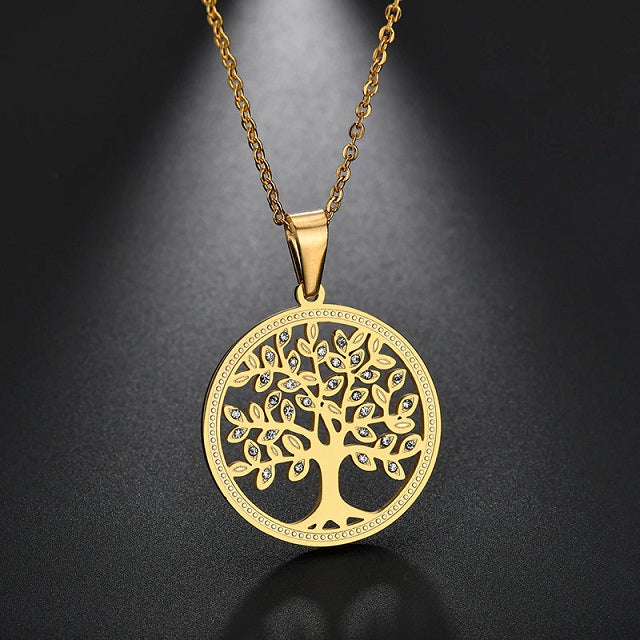 Tree of Life Necklace Gold