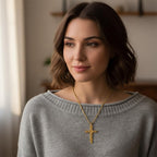 Tree of Life Necklace Cross Pendant