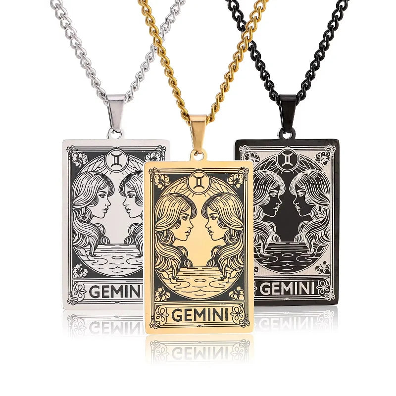 Necklace with a Pretty Astrological Zodiac Sign Pendant