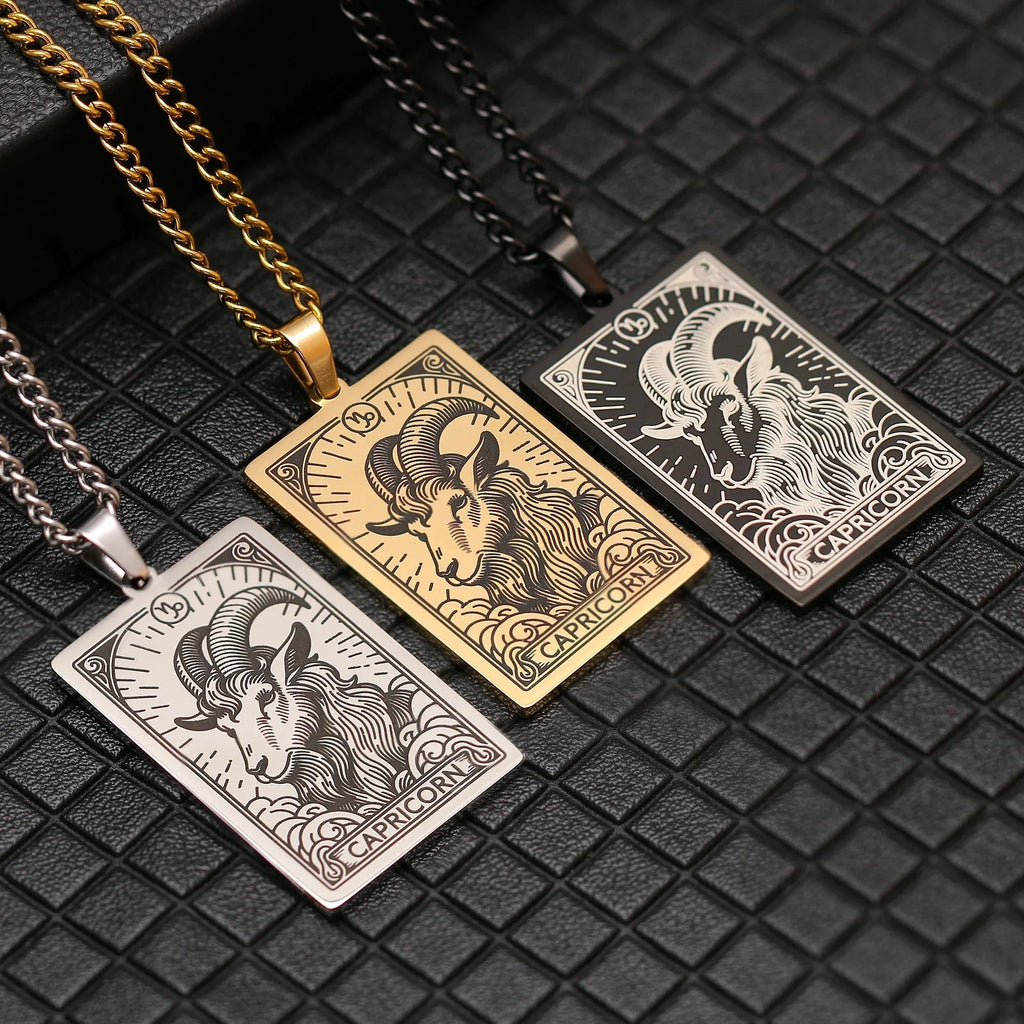 Necklace with a Pretty Astrological Zodiac Sign Pendant