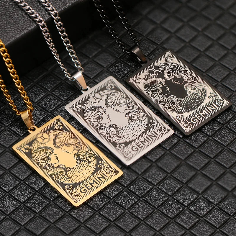 Necklace with a Pretty Astrological Zodiac Sign Pendant
