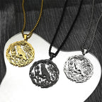 Necklace with Tree Pendant with Bird silver