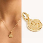 Astrology Zodiac Sign Pendant Necklace