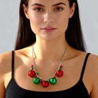 Necklace with Christmas Ball Pendant