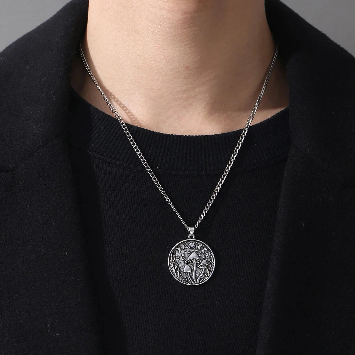 Necklace With Mushroom Pendant