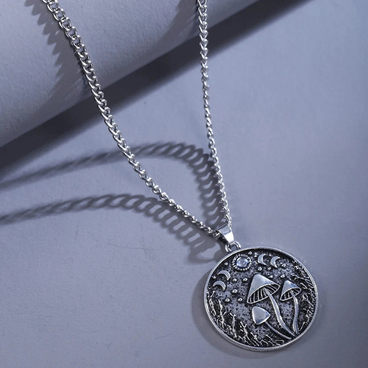 Necklace With Mushroom Pendant