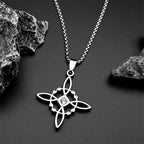 Necklace with Witch’s Knot Protection Pendant