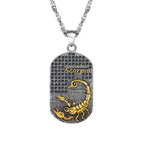 Necklace with an Astrological Zodiac Sign-Style Pendant