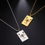 Elegant Zodiac Sign Astrology Pendant Necklace
