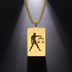 Elegant Zodiac Sign Astrology Pendant Necklace