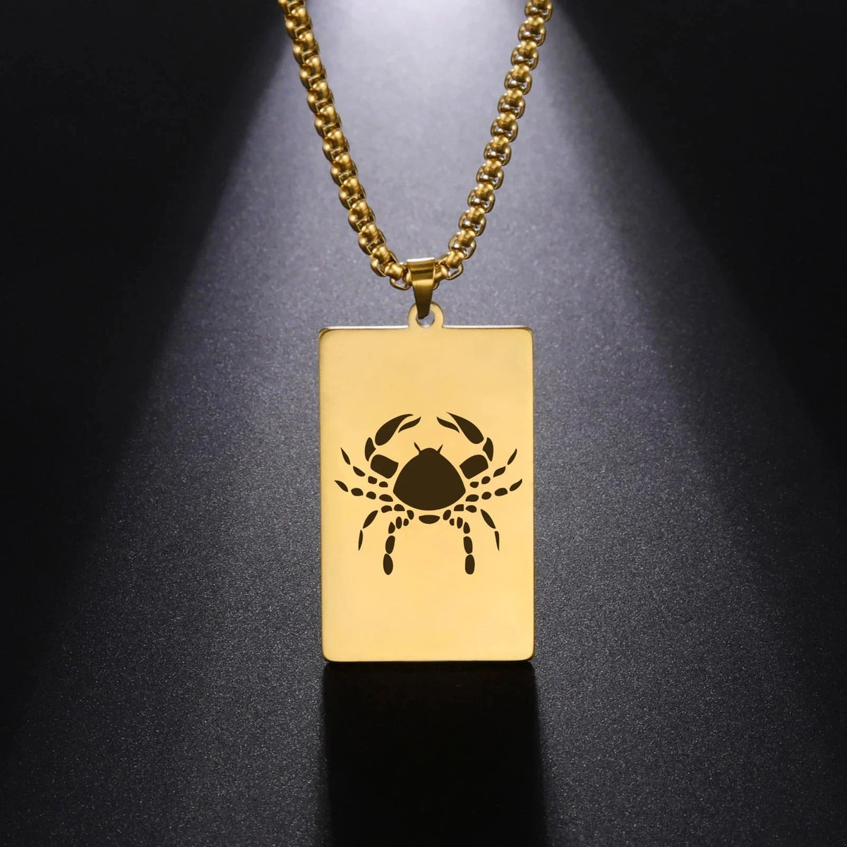 Elegant Zodiac Sign Astrology Pendant Necklace