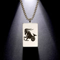 Elegant Zodiac Sign Astrology Pendant Necklace