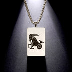 Elegant Zodiac Sign Astrology Pendant Necklace
