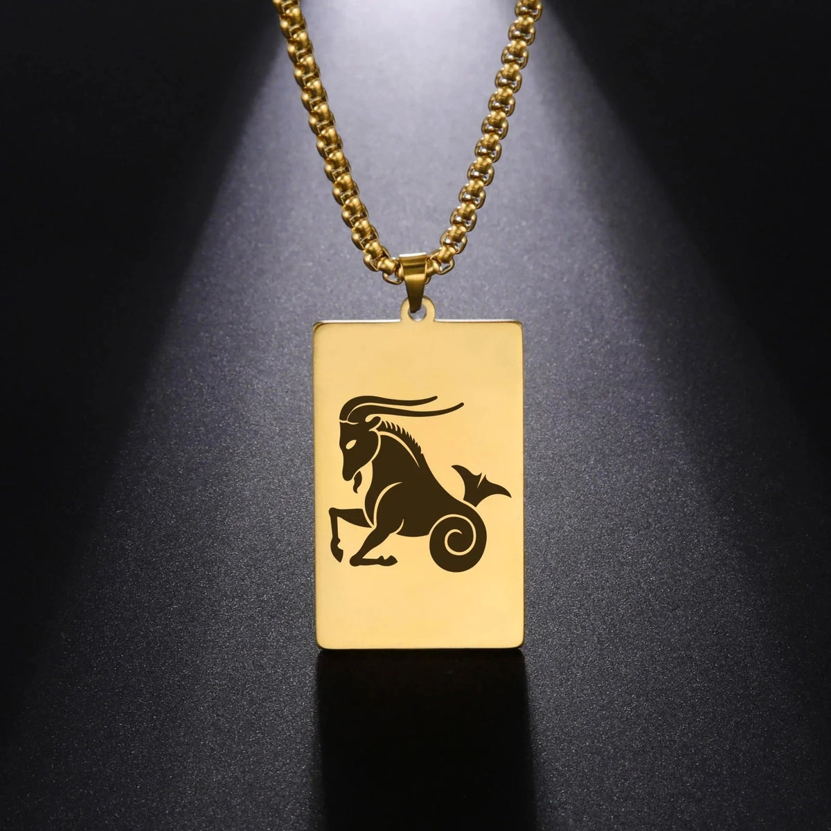 Elegant Zodiac Sign Astrology Pendant Necklace