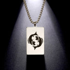 Elegant Zodiac Sign Astrology Pendant Necklace