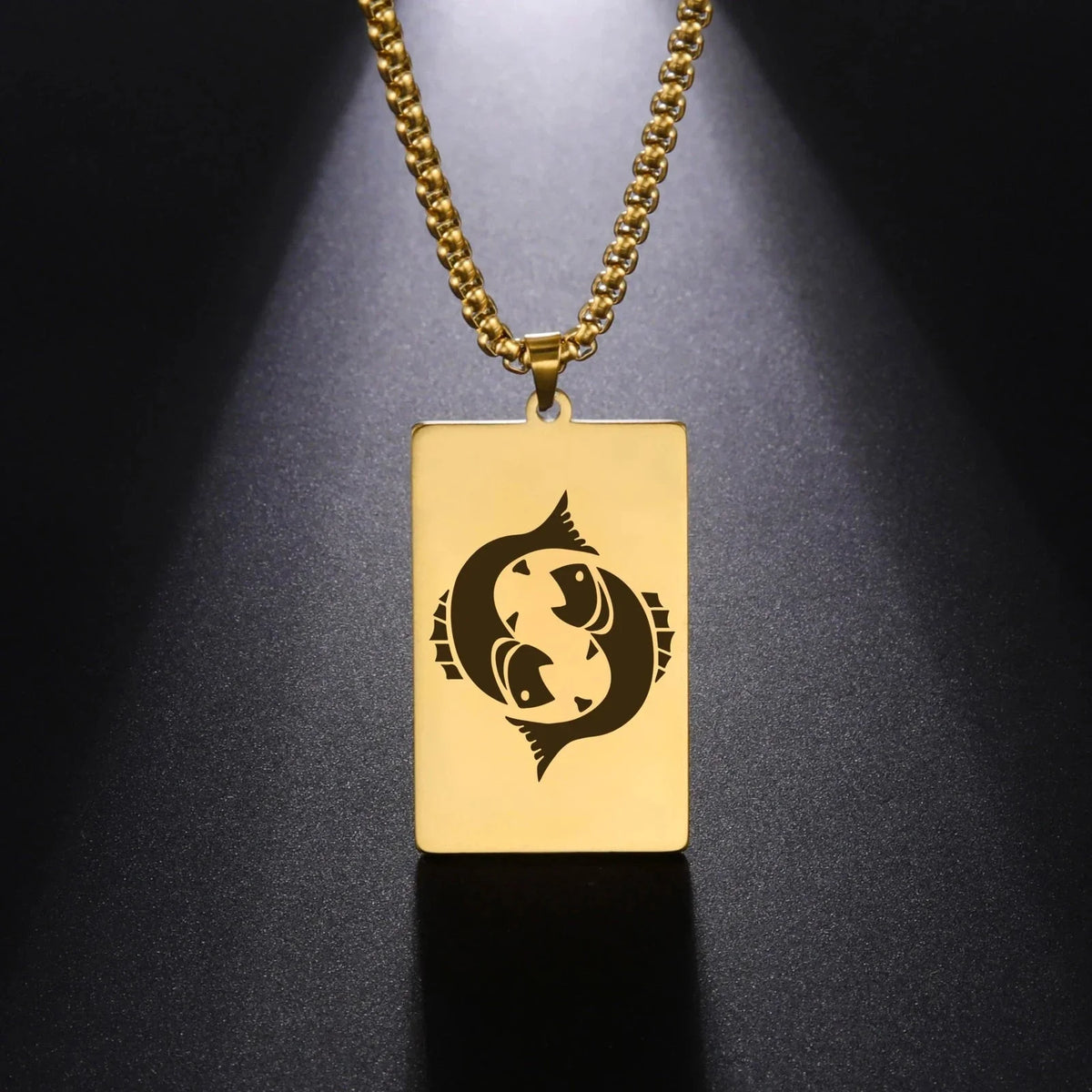 Elegant Zodiac Sign Astrology Pendant Necklace