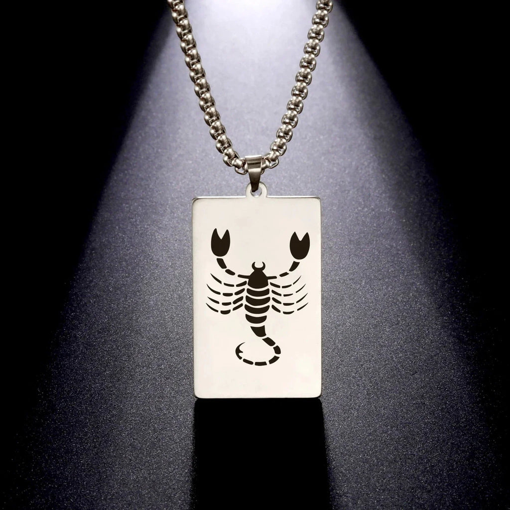 Elegant Zodiac Sign Astrology Pendant Necklace