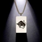 Elegant Zodiac Sign Astrology Pendant Necklace
