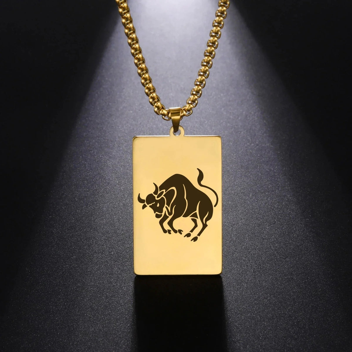 Elegant Zodiac Sign Astrology Pendant Necklace