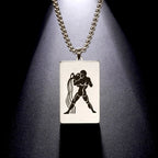 Elegant Zodiac Sign Astrology Pendant Necklace