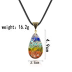 Necklace with 7 Chakra Stone Pendant