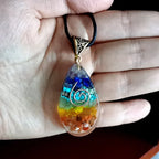 Necklace with 7 Chakra Stone Pendant