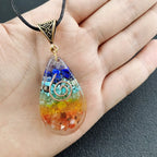 Necklace with 7 Chakra Stone Pendant