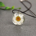 Necklace with Handblown Glass Tree of Life Pendant