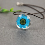 Necklace with Handblown Glass Tree of Life Pendant