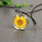 Necklace with Handblown Glass Tree of Life Pendant