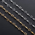 Astrology Star Pendant Necklace for Men or Women in gold