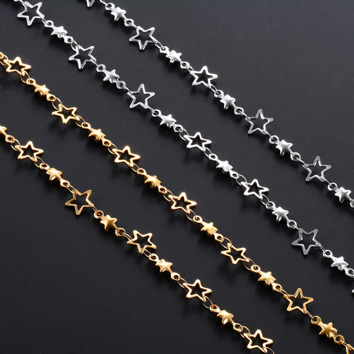 Astrology Star Pendant Necklace for Men or Women in gold