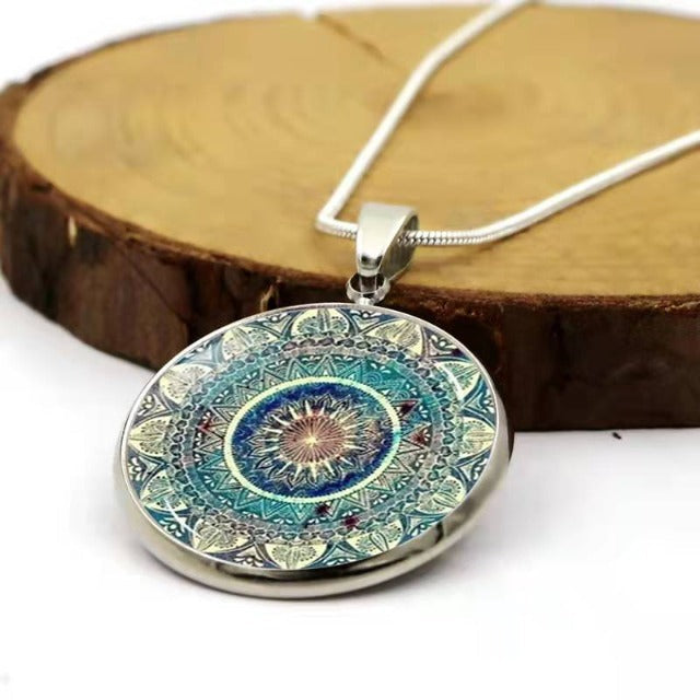 Necklace with Mandala Pendant
