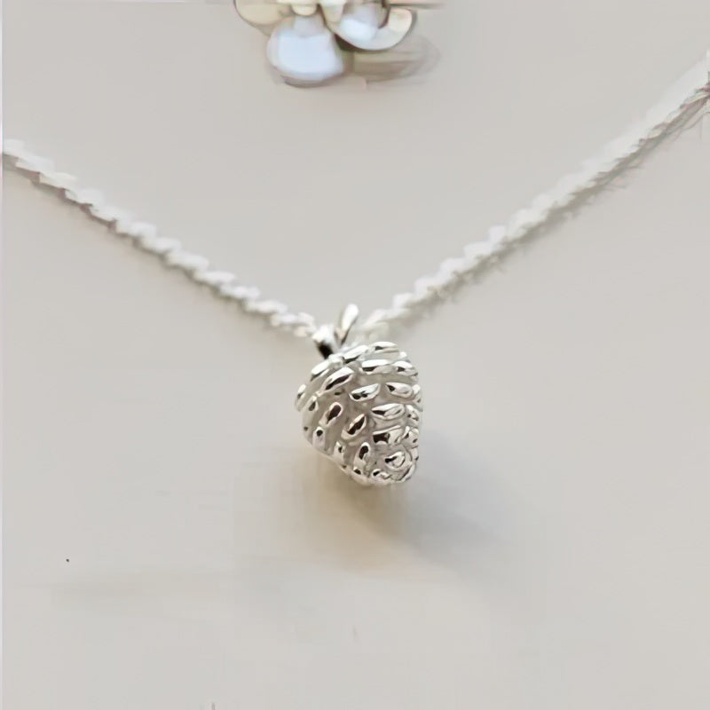 Necklace with Pinecone Pendant