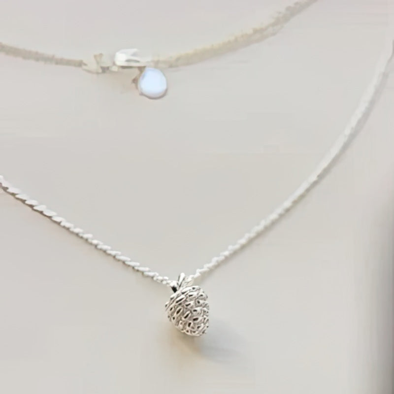 Necklace with Pinecone Pendant