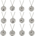 Astrological Zodiac Sign Pendant Necklace for Men or Women