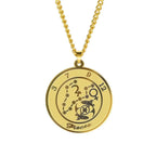 Astrological Zodiac Sign Pendant Necklace for Men or Women