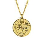 Astrological Zodiac Sign Pendant Necklace for Men or Women