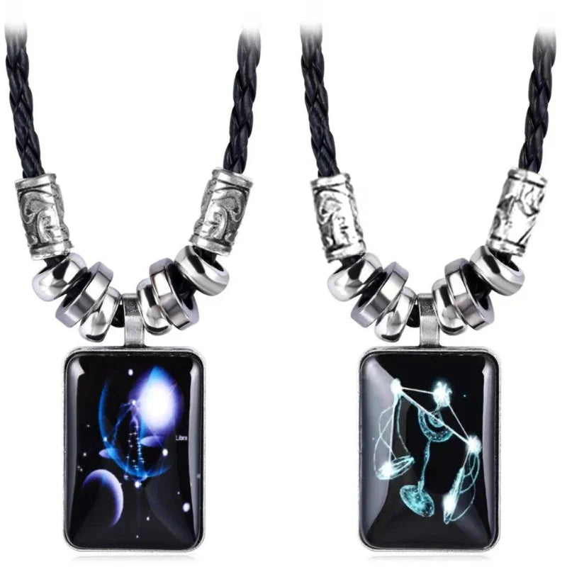 Men's Zodiac Sign Pendant Necklace