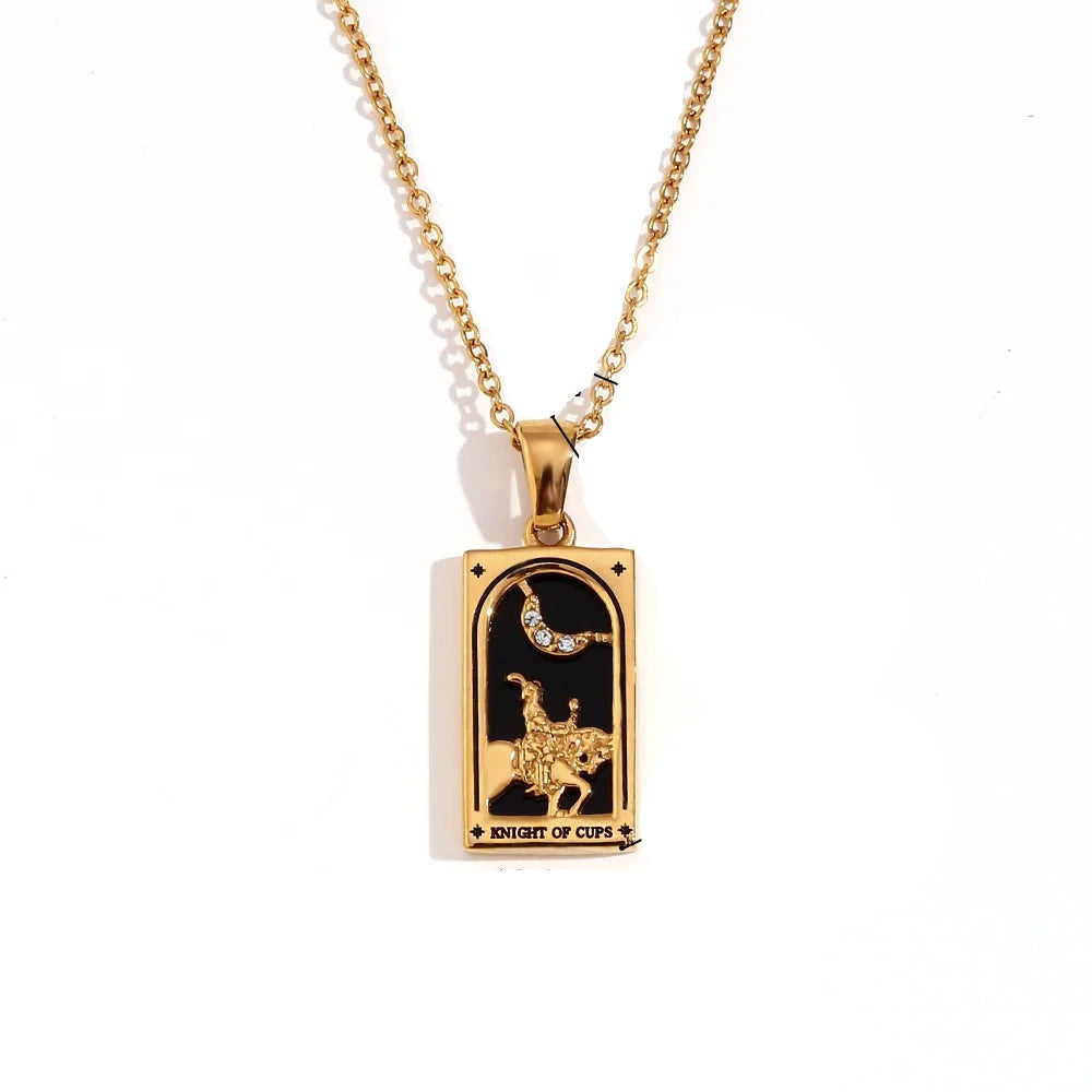 Necklace with Tarot Pendant